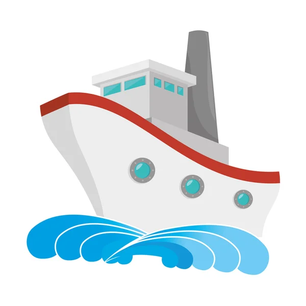 Ναυτικά κρουαζιερόπλοιο — Διανυσματικό Αρχείο
