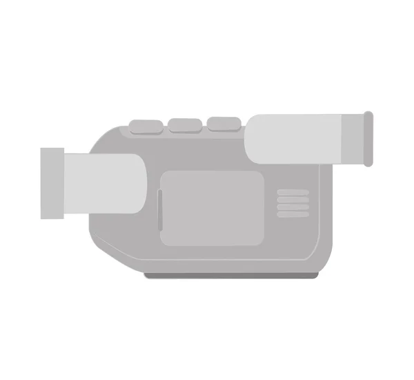 Appareil de technologie d'enregistrement caméra vidéo — Image vectorielle