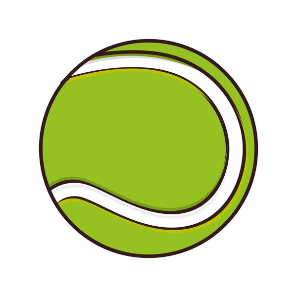 Tennis ball sport game — Stock Vector