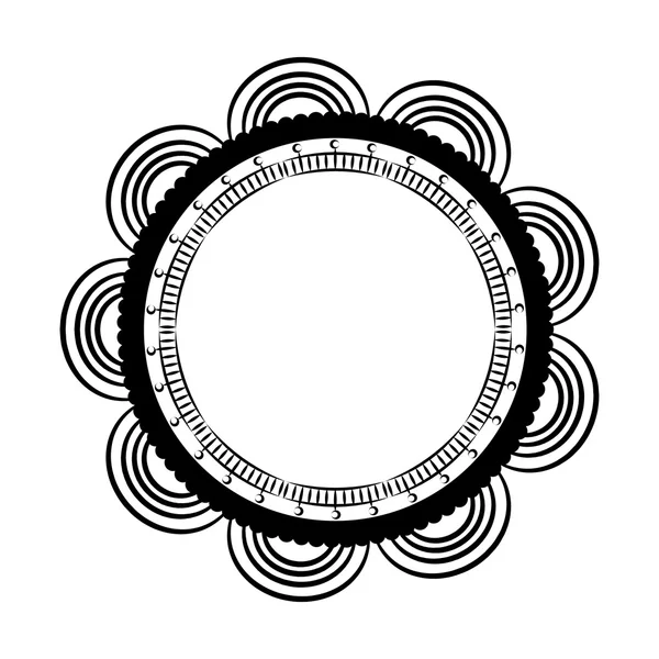 Mandala bohème décoration ethnique — Image vectorielle