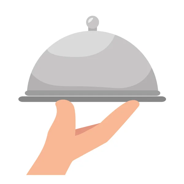 Ресторанная тарелка — стоковый вектор