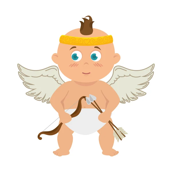 Baby angel cupid — Stock Vector