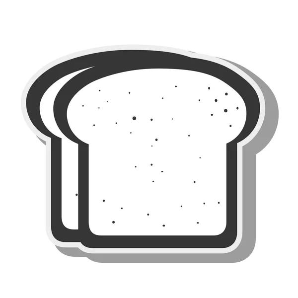 Sándwich de comida rápida — Vector de stock