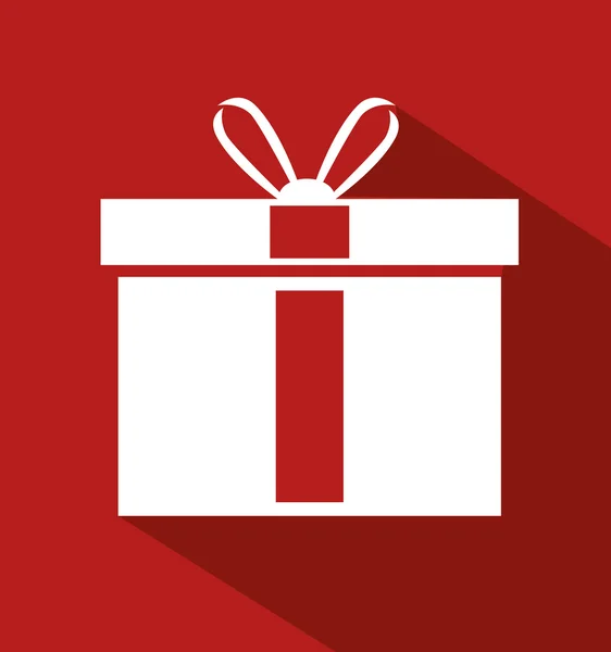 Gift present box icon — Stock Vector