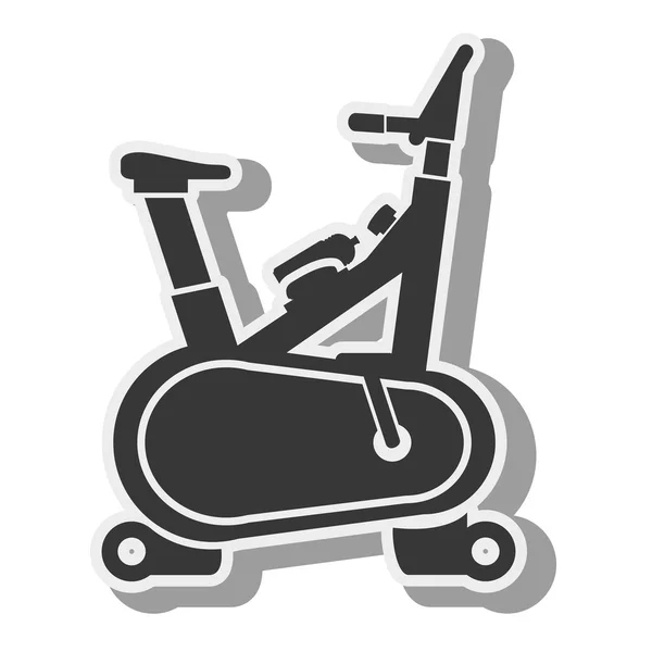 Spinnen fitnessapparatuur — Stockvector