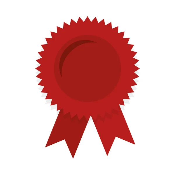 Award ribbon stamp — Stock Vector