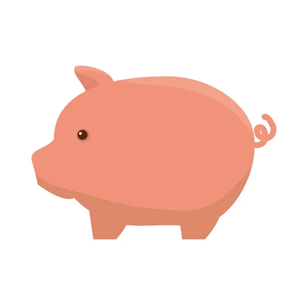 Piggy moneybox cartoon — Stockvector