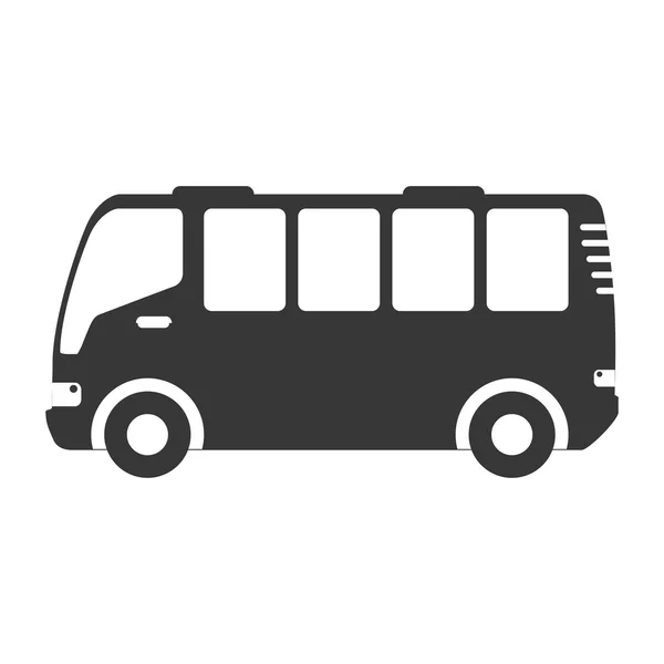 Vehículo de transporte de autobús — Vector de stock