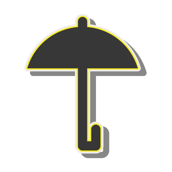 Projeto guarda-chuva aberto — Vetor de Stock