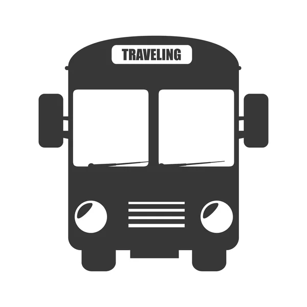 Bustransporter — Stockvektor