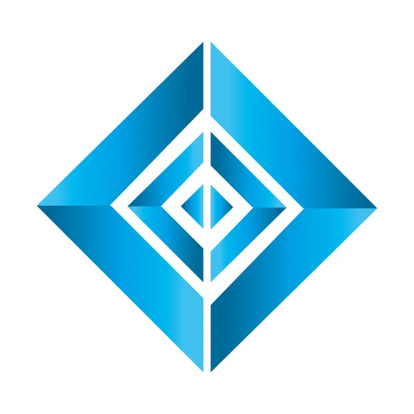Emblema identità geometrica del marchio — Vettoriale Stock