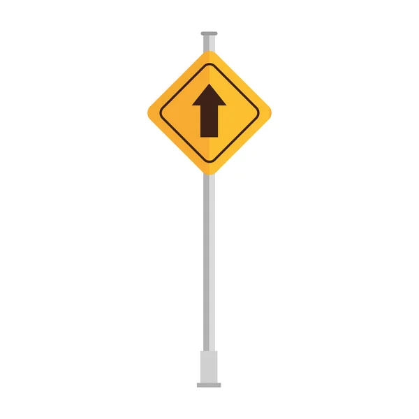 Flèche de transit panneau routier — Image vectorielle