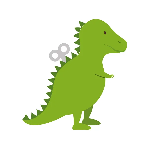 Dinosaurier-Spielzeugkind — Stockvektor