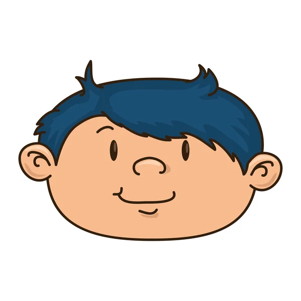 Jongen jongen cartoon — Stockvector