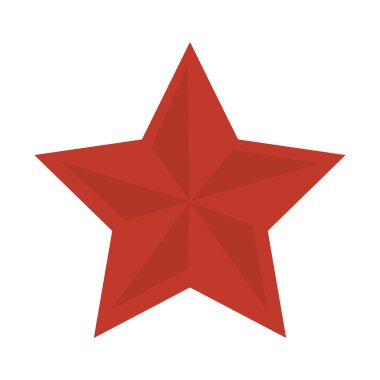 kırmızı yıldız şekli