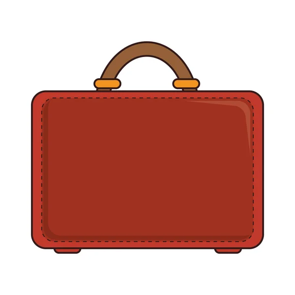 Suitcase business portfolio — Stock Vector