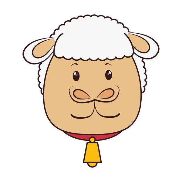 Dibujos animados de animales de oveja — Archivo Imágenes Vectoriales