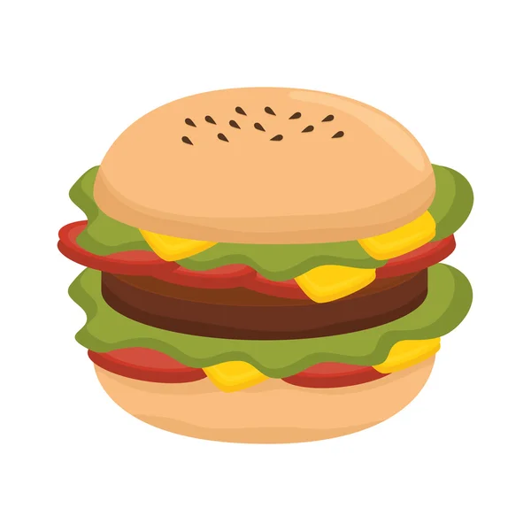 Burger gyorskaja — Stock Vector