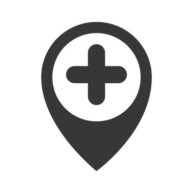 harita PIN artı işareti