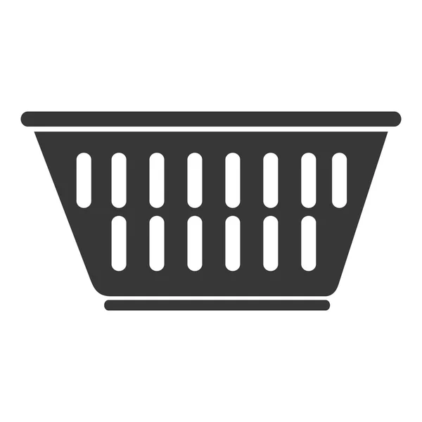 衣服的洗衣篮 — 图库矢量图片