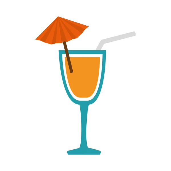 Cocktaildrinkglas — Stockvector