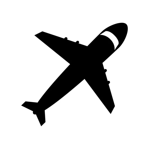 Letadlo dopravní prostředek — Stockový vektor