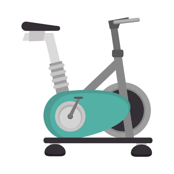 Spinning bike palestra statica — Vettoriale Stock