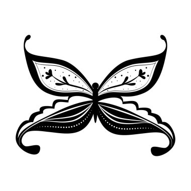 Kelebek böcek çiçek dekorasyon