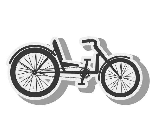 Όχημα ανακλινόμενος μεταφοράς ποδηλάτων — Διανυσματικό Αρχείο