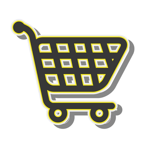 Shopping cart butik — Stock vektor