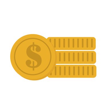 para sikke simge vektör çizim