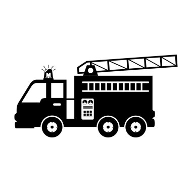 yangın kamyon ana hizmet acil