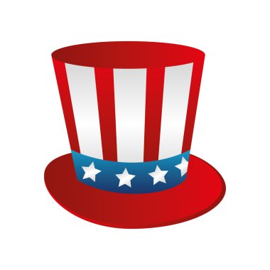 ABD sembolü bayrak izole tasarım