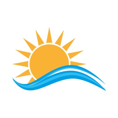 güneş güneşli sarı izole