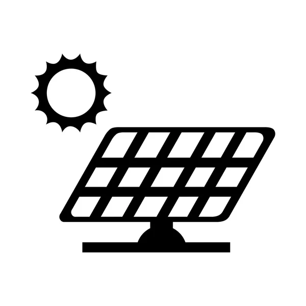 Panel güneş güneş enerjisi — Stok Vektör