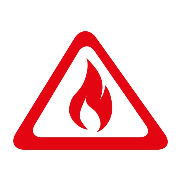 Symbol Feuerwehr-Gerätehaus-Notfall — Stockvektor