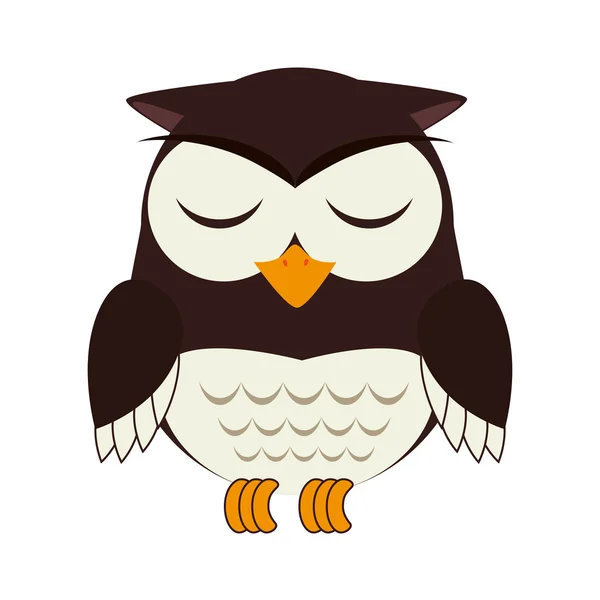 Πουλί ζώων σχέδιο για το Owl — Διανυσματικό Αρχείο