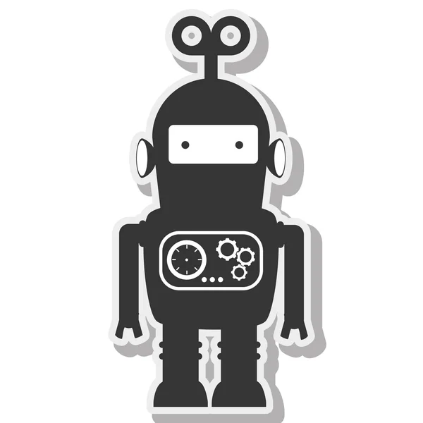 Robot technology future innovation — Stock Vector