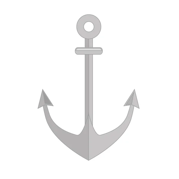 Ankare nautiska symbol — Stock vektor