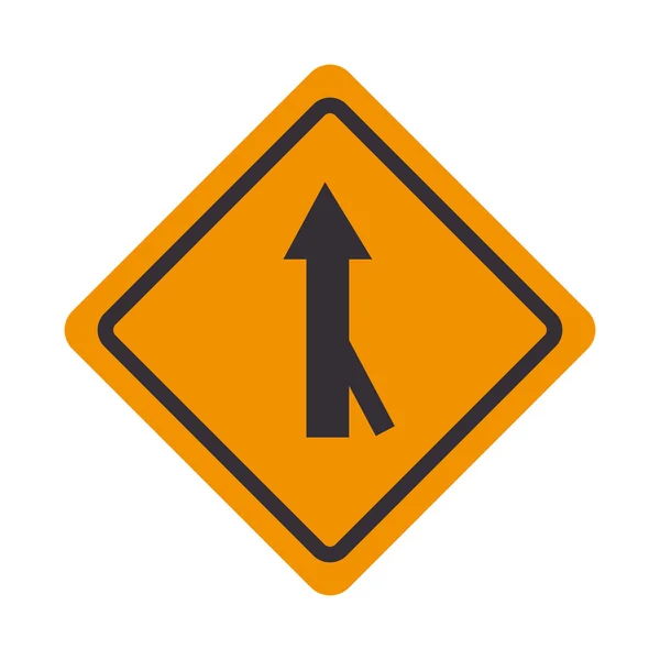 Señalización de tráfico diseño de flecha vial — Vector de stock