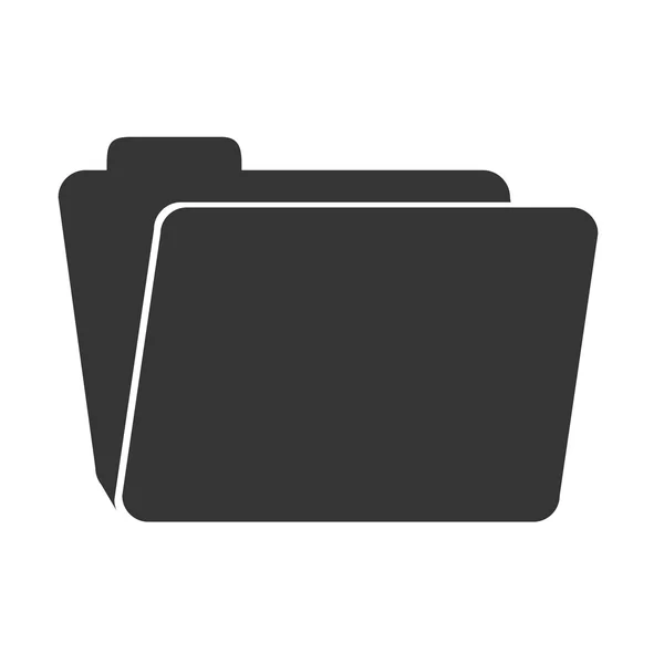 Archivo de archivos de carpeta aislado — Vector de stock