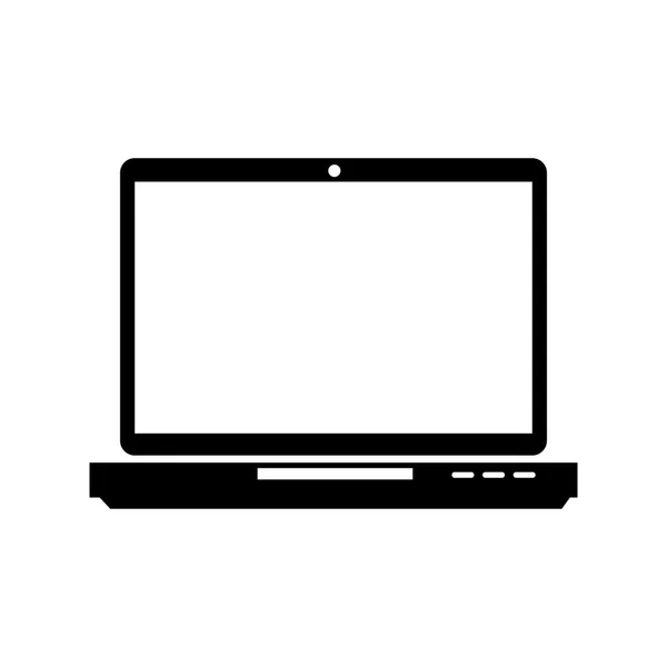 Laptop-Technologie digitales Design — Stockvektor
