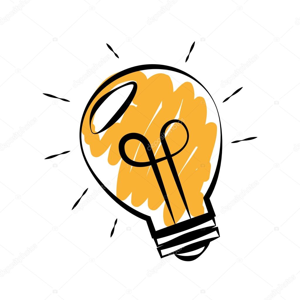 Métaphore de l'ampoule = idée !