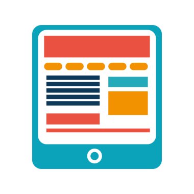 tablet dijital sanal izole