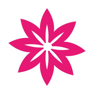 simge çiçek bahar yaprakları çiçek izole