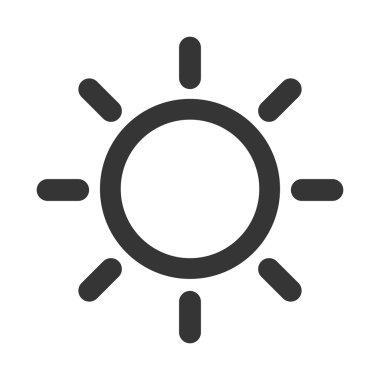 güneş güneşli yaz izole