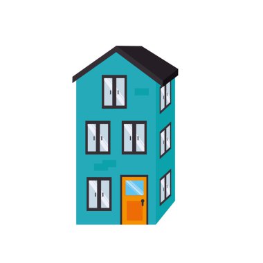 Bina emlak gerçek inşaat izole