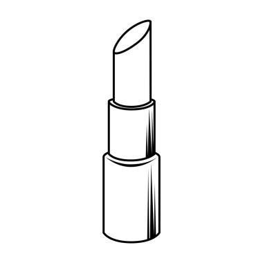 ruj kozmetik ağız izole