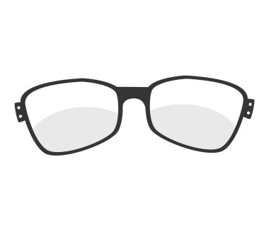 gözlük vintage retro hipster izole