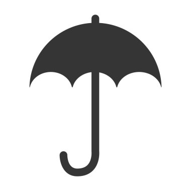 simge şemsiye koruma izole